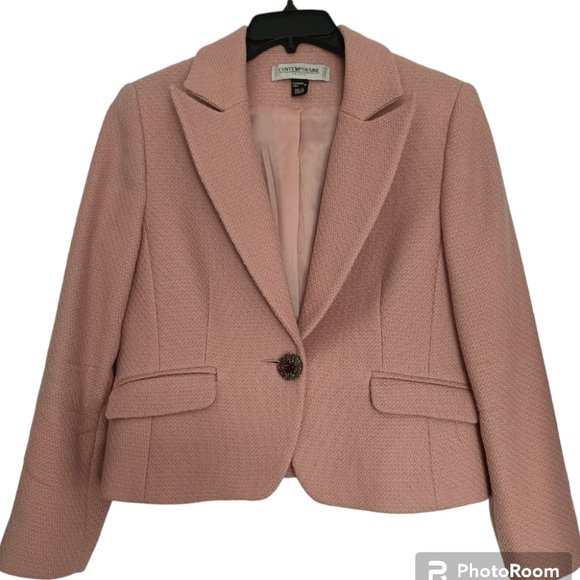 Simons Jackets & Blazers - 12P❤️HP❤️Simons Contemporaine Vintage Wool Pink Blazer Jacket